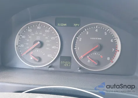 2007 Volvo S40 T5 z USA, uszkodzony, nr VIN YV1MS682872266329